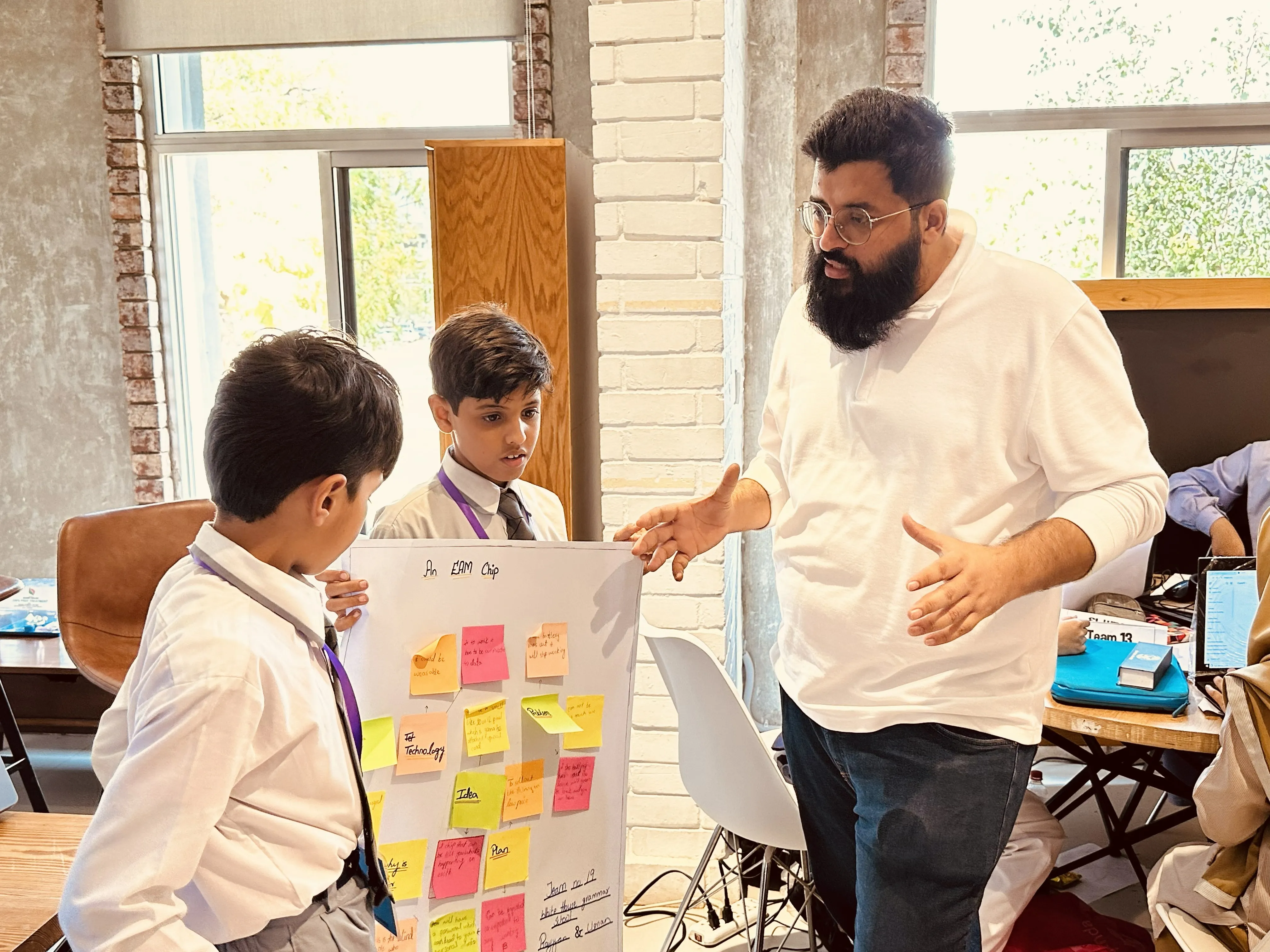STEAM Explorers session in action